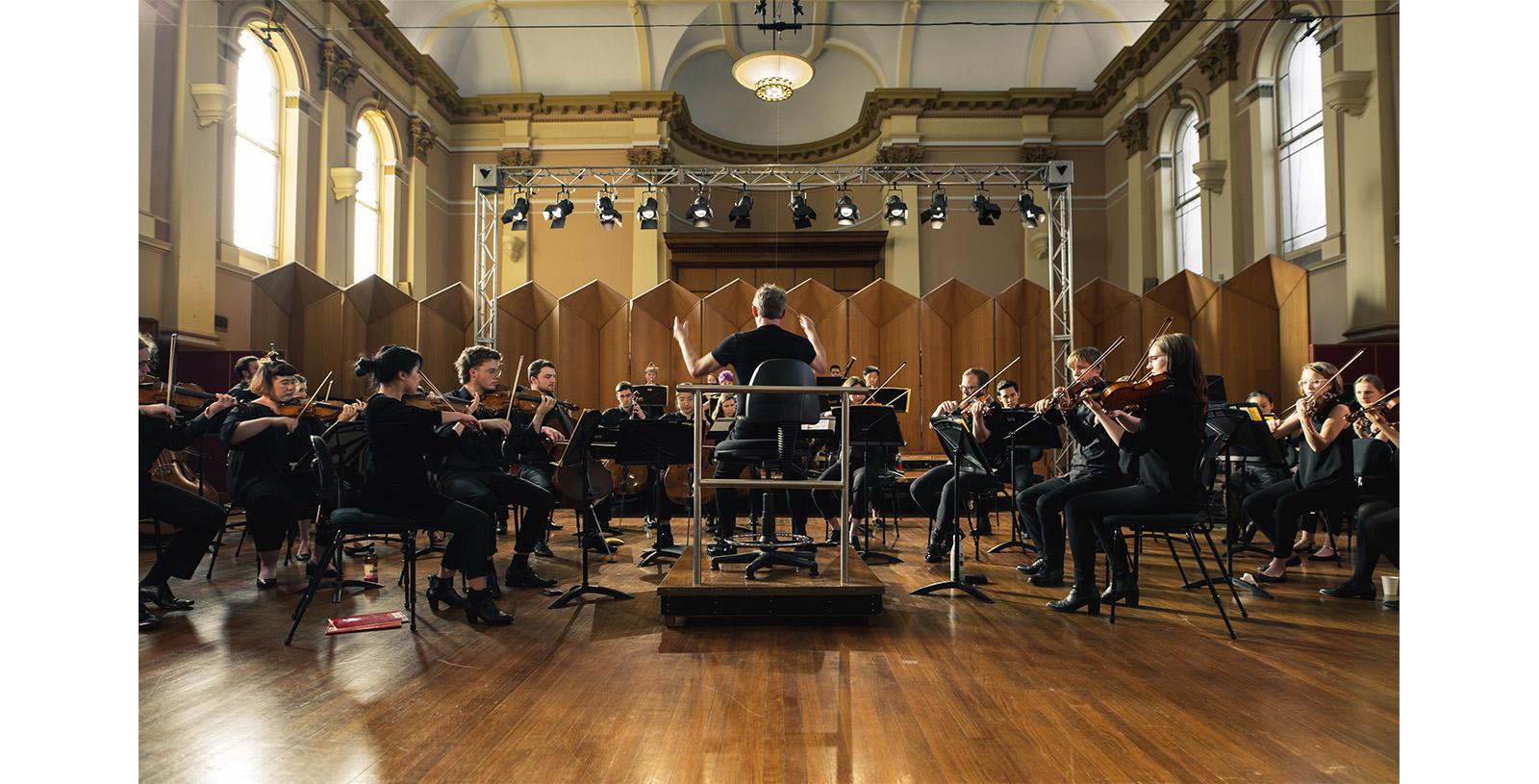 2018 Rehearsal at South Melbourne Town Hall - Photo by Cameron Jamieson