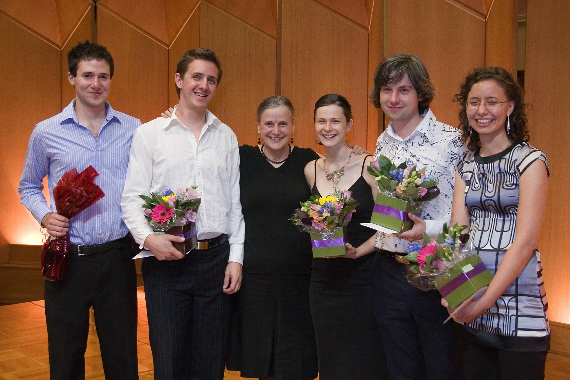 Margaret Crawford with ANAM musicians