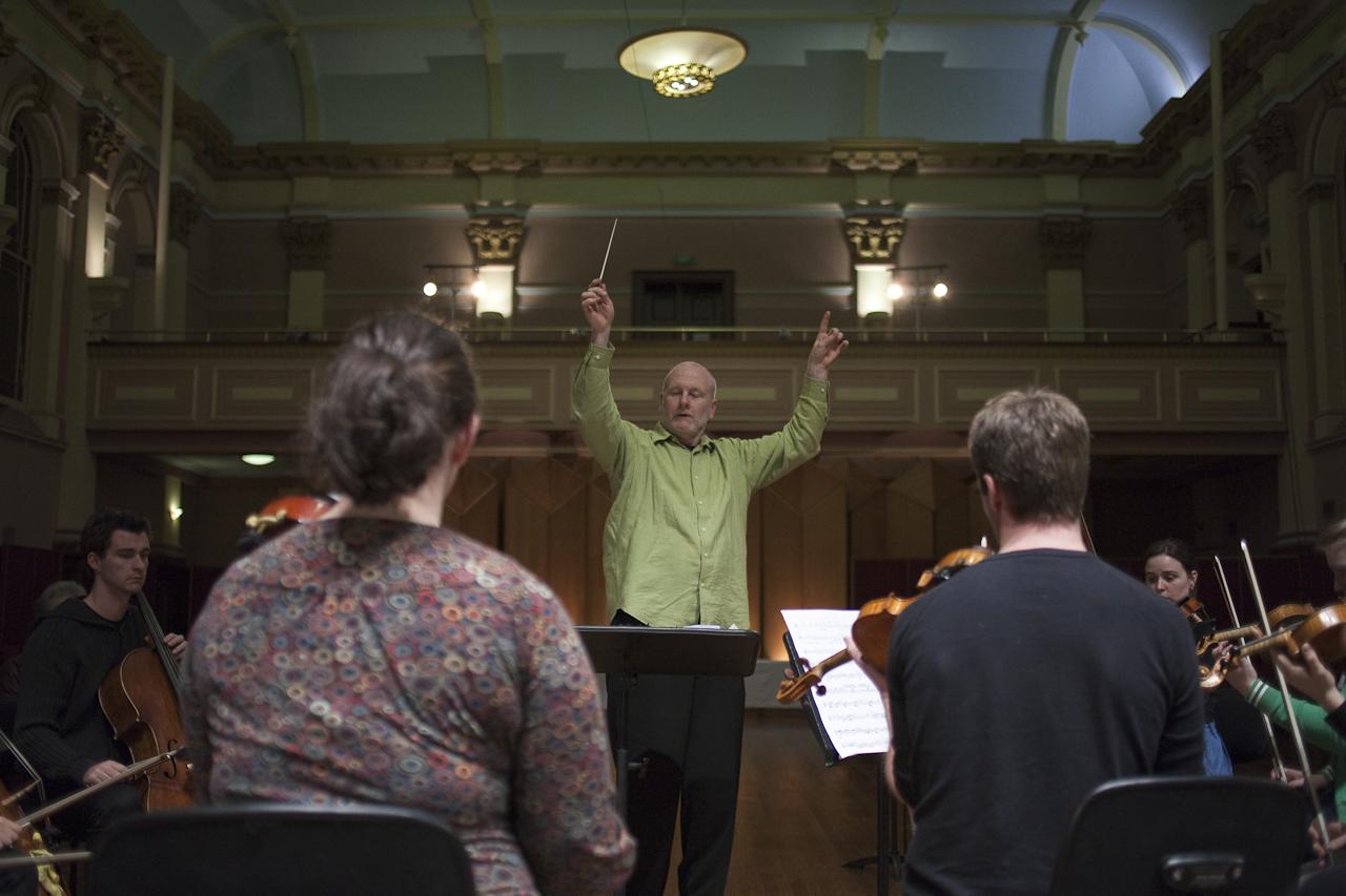 Brett Dean conducts the ANAM Orchestra in Rehearsal, 2009