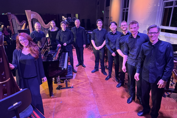 Timothy Young with ANAM musicians and guest artists, 2025